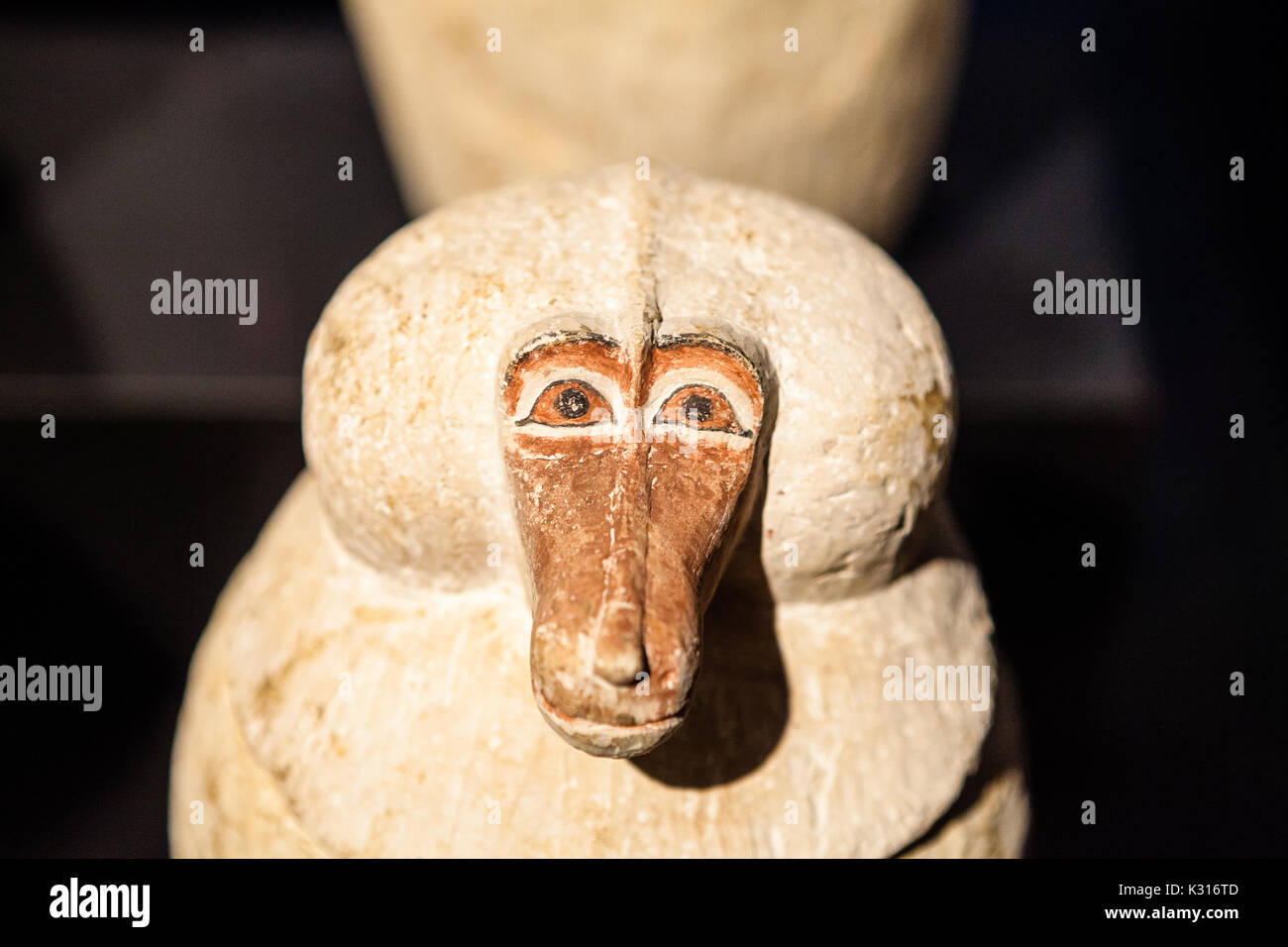 Statue in Archeological museum of Barcelona Stock Photo