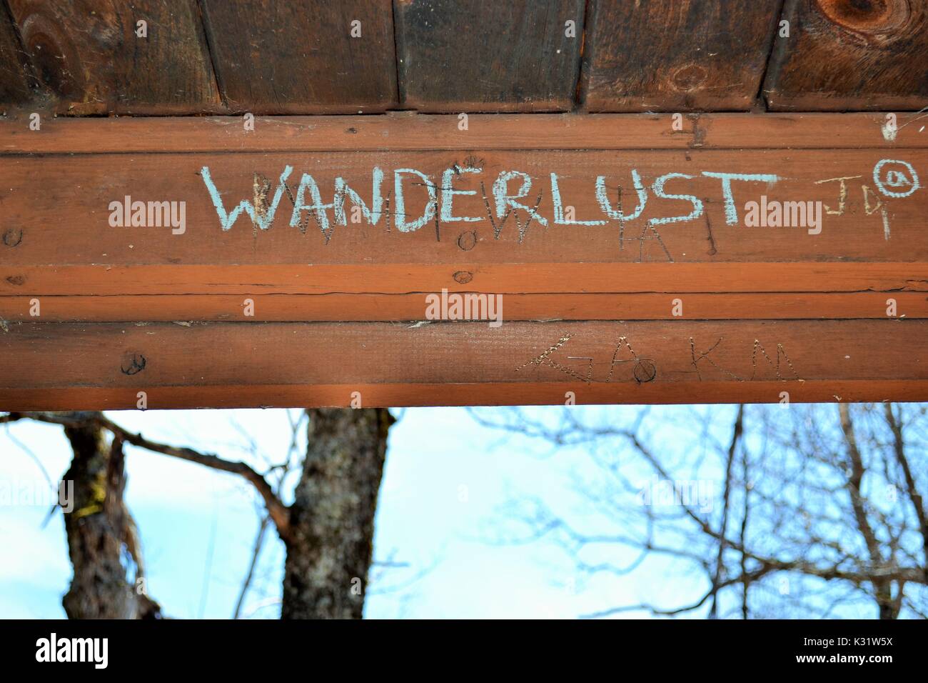 Wanderlust Stock Photo
