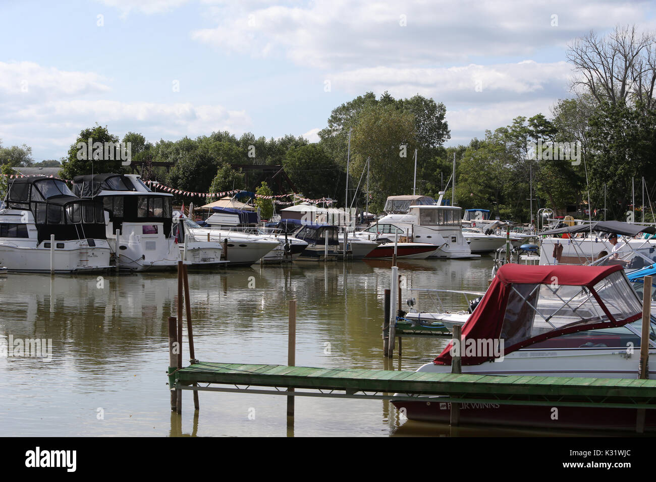 Boats Port Stanley Ontario Canada Stock Photo