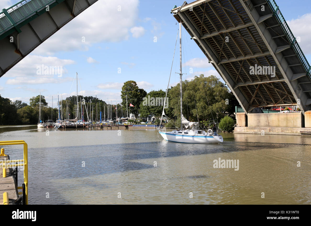 Boats Port Stanley Ontario Canada Stock Photo