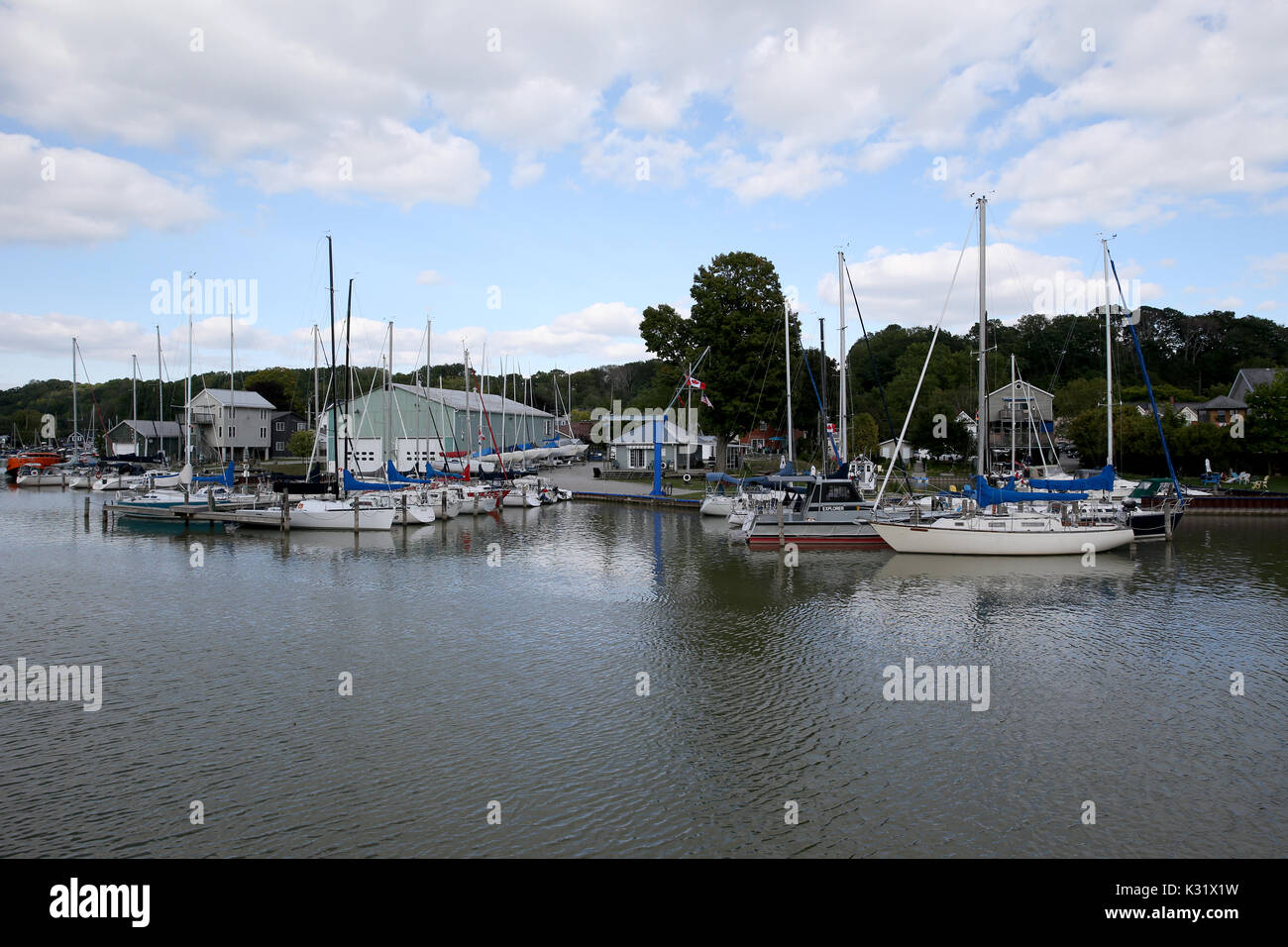 Boats Port Stanley Ontario Canada Stock Photo