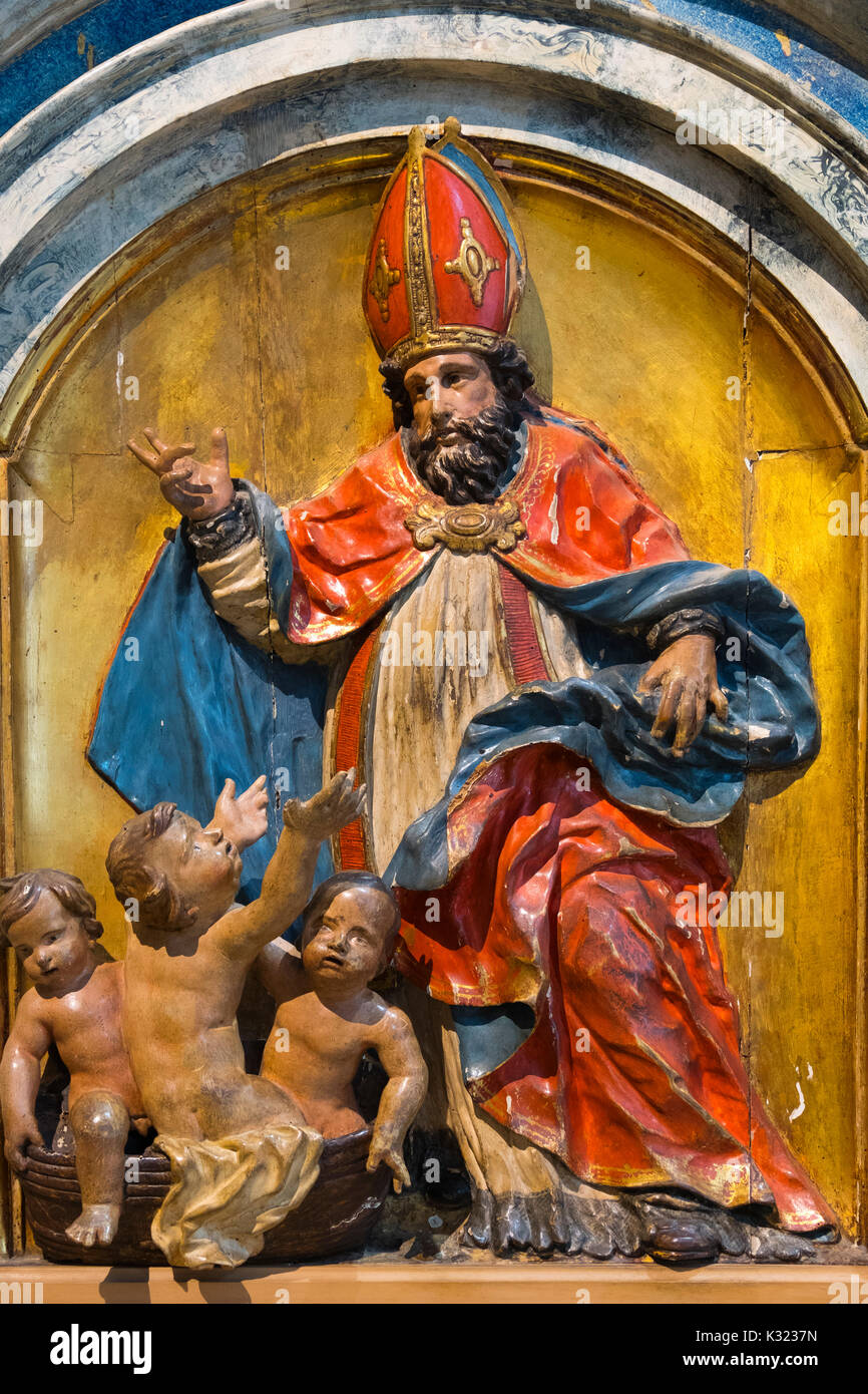San Nicolas de Bari. Santa Mar a del Coro Basilica church Baroque