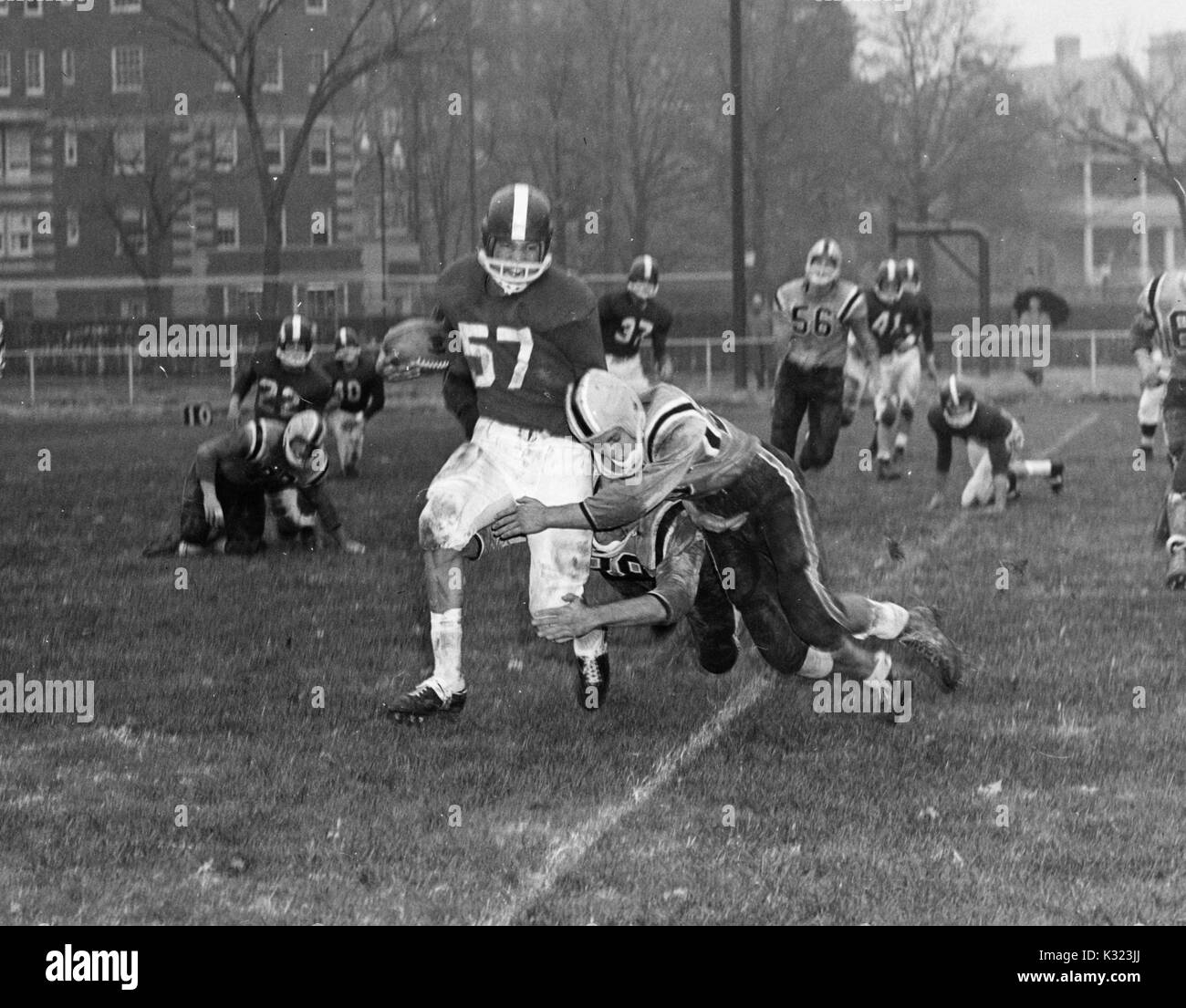 A card depicting the Canton Bulldogs football players, 1922 NFL champions  Stock Photo - Alamy