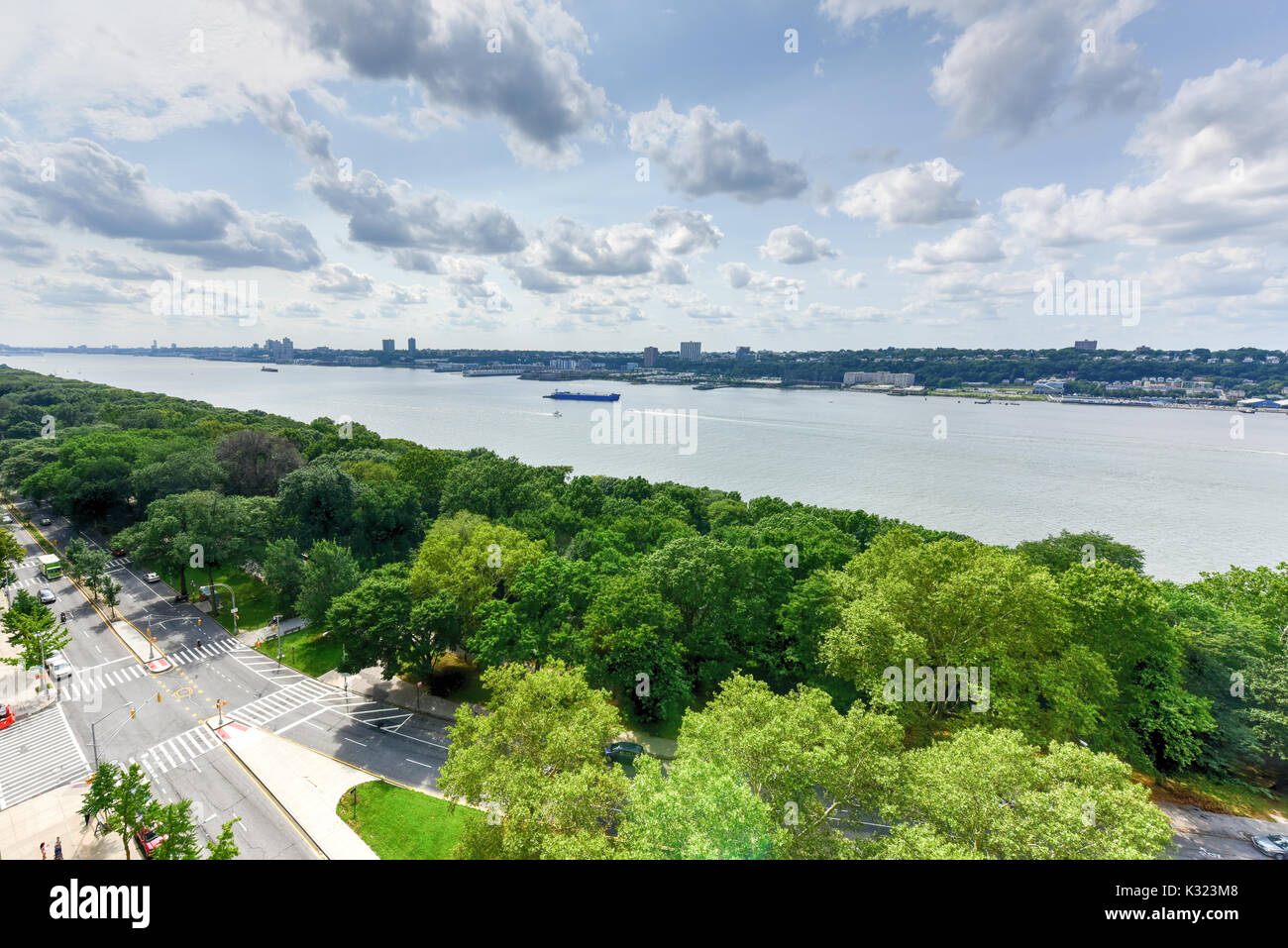 Aerial view of Morningside Heights in New York City Stock Photo Alamy