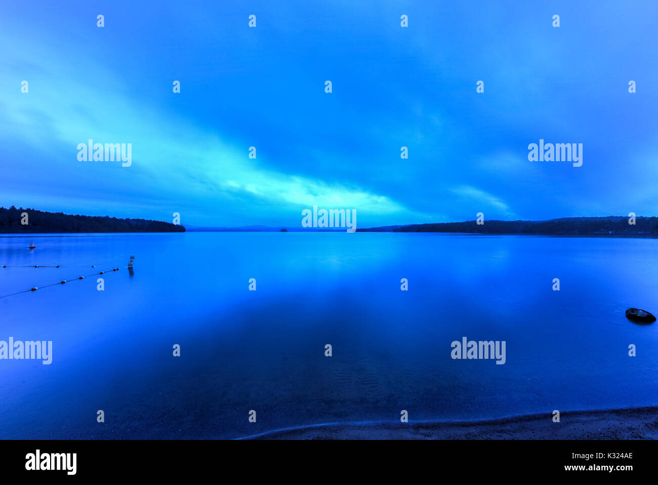 Cranberry Lake, one of the largest lakes in the Adirondacks in New York