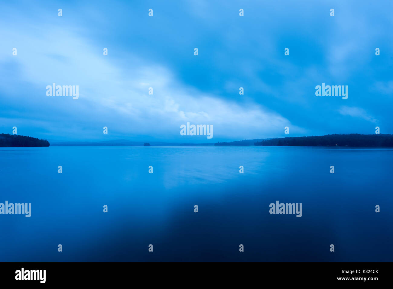 Cranberry Lake, one of the largest lakes in the Adirondacks in New York