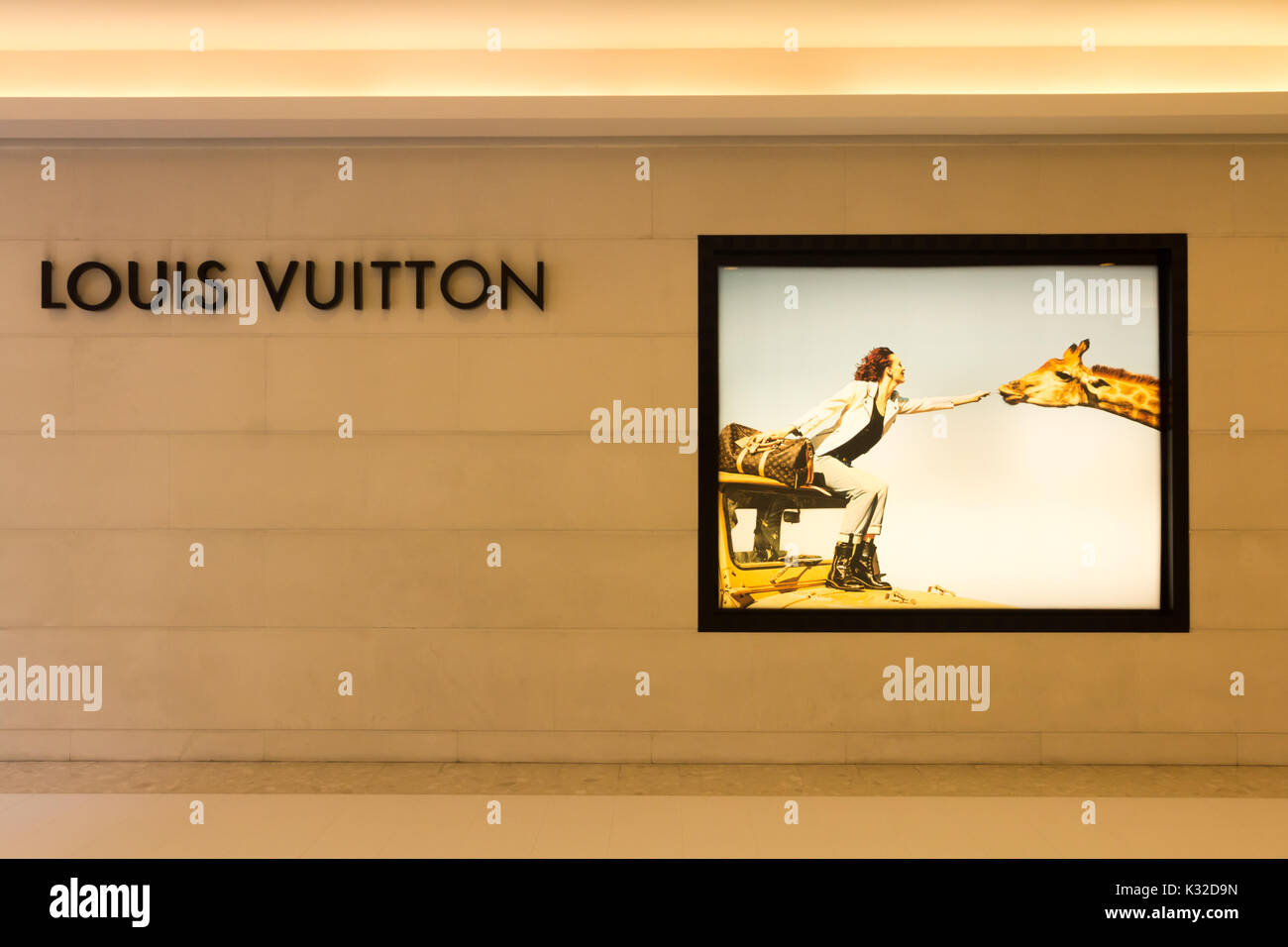 Louis Vuitton Shop Emporium Bangkok Thailand Stock Photo