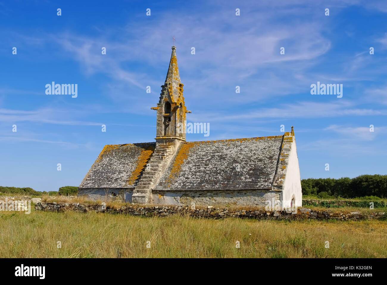 Treguennec Chapelle Saint-Vio in Brittany, France Stock Photo