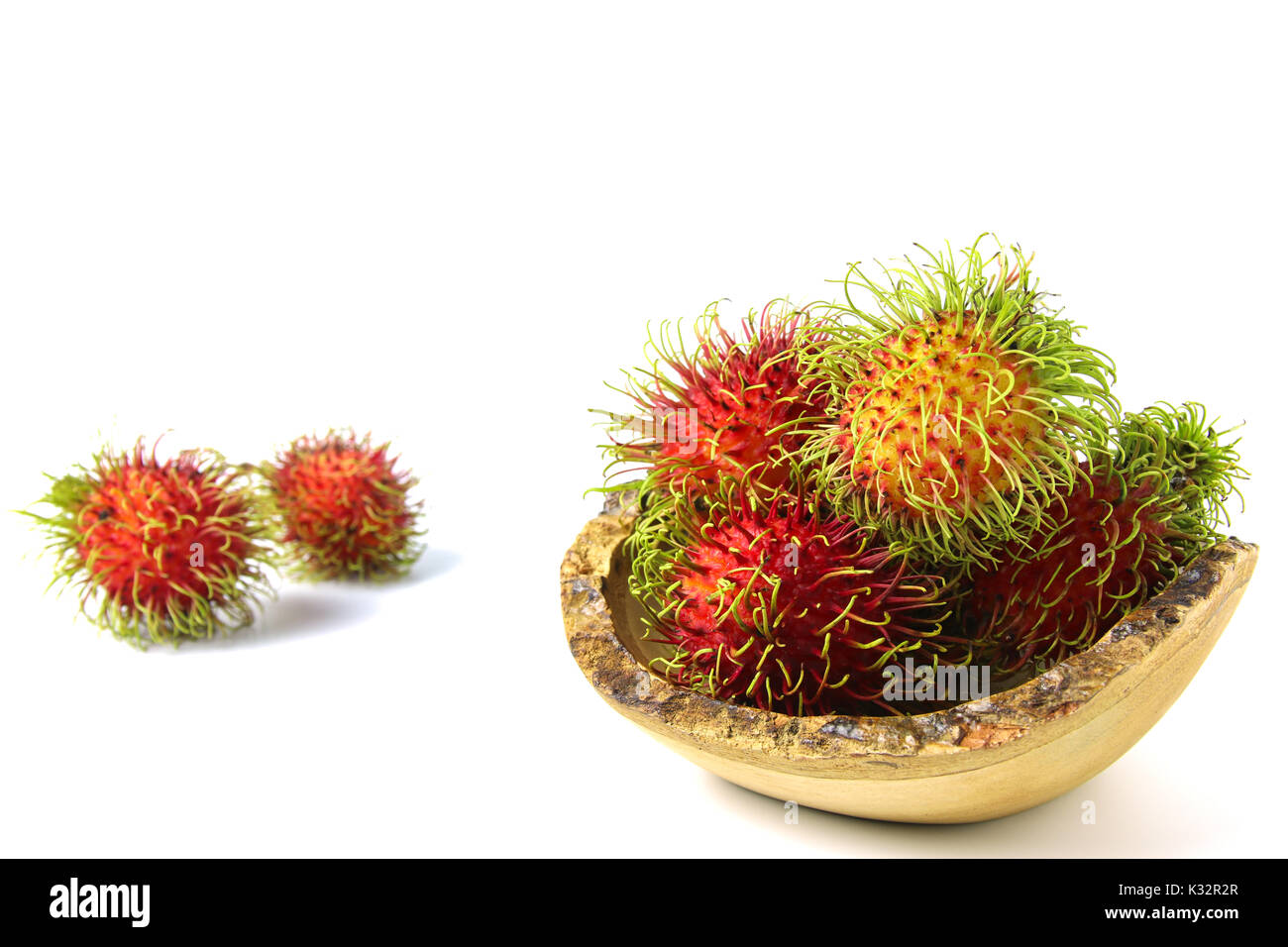rambutan isolated on the white background Stock Photo - Alamy