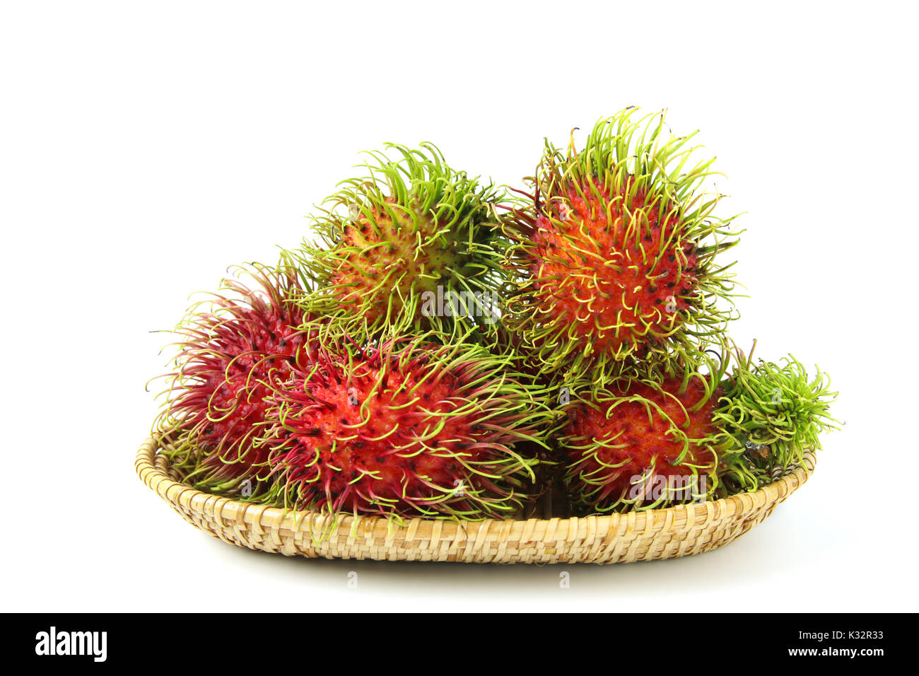 rambutan isolated on the white background Stock Photo - Alamy
