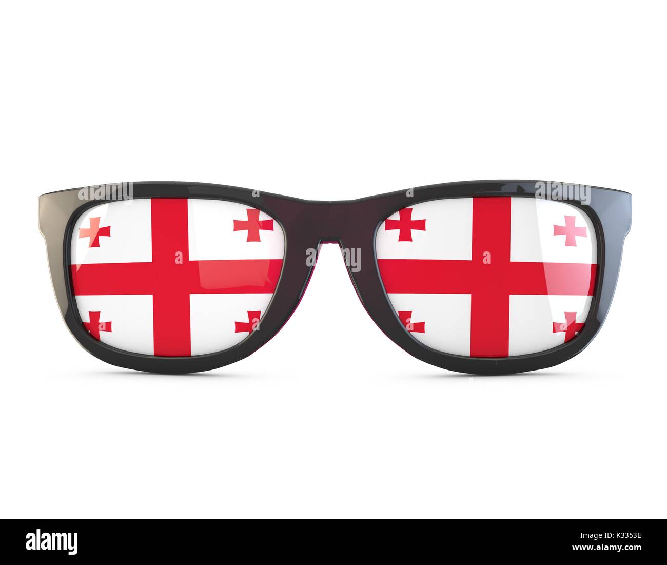 flag sunglasses. 3D Rendering Stock Photo Alamy