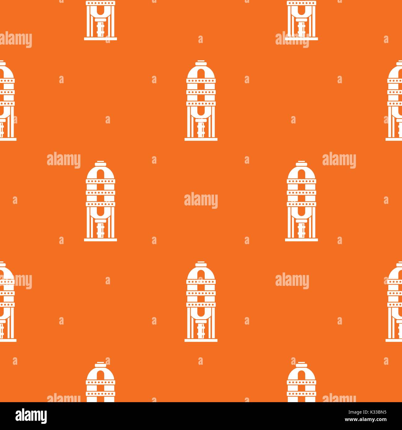 Capacity for oil storage pattern seamless Stock Vector