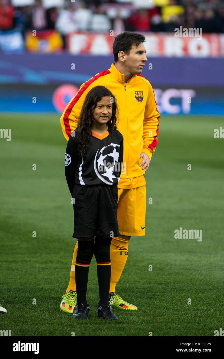 Fc Barcelona S Leo Messi The Argentine Player Is A Soccer Star In Spain And The World Considered The Best Of All Time Along With Pele And Maradona Stock Photo Alamy