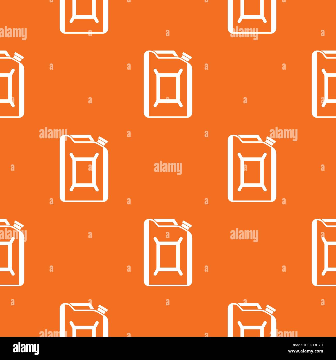 Flask for gasoline pattern seamless Stock Vector