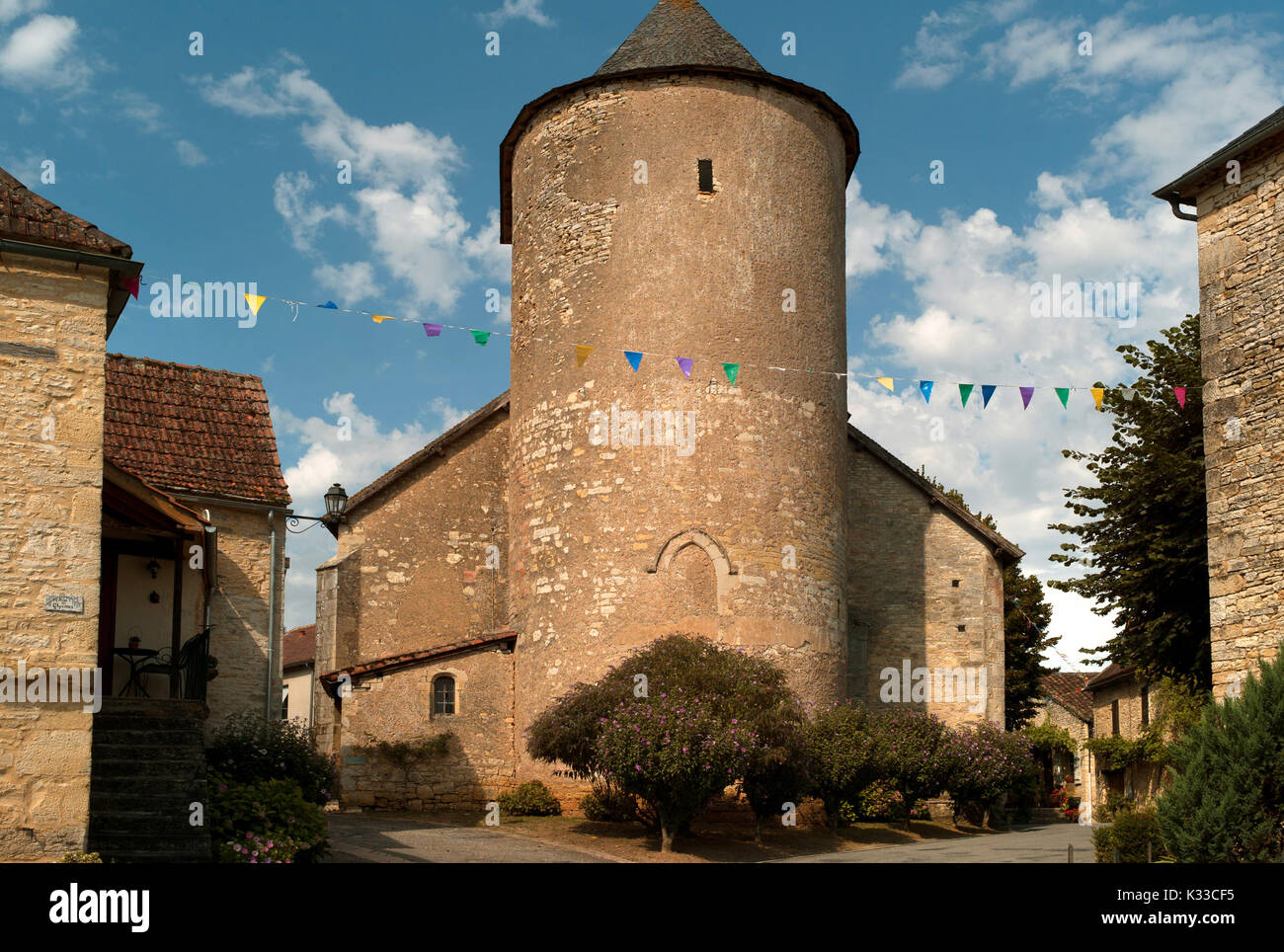 Eglise SaintRoch, Thédirac, Lot Valley, France Stock Photo Alamy