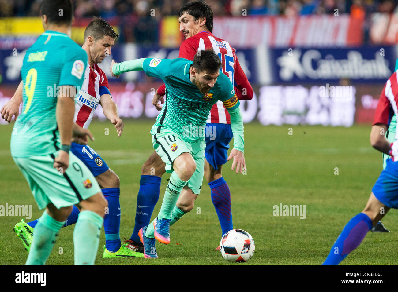 FC Barcelona Leo Messi. The Argentine player is a soccer star in Spain