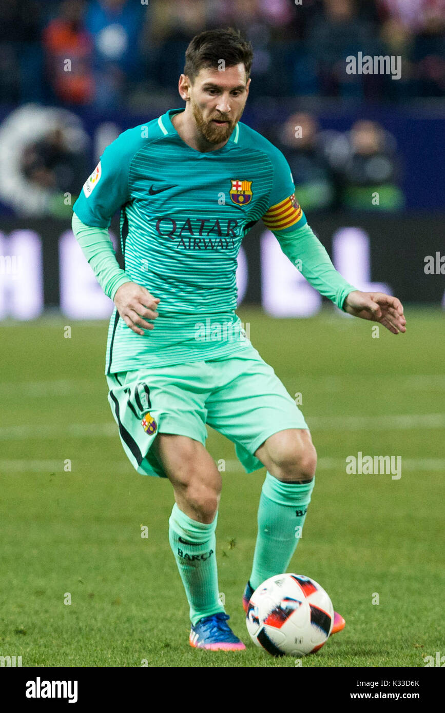 FC Barcelona's Leo Messi. The Argentine player is a soccer star in Spain  and the world. Considered the best of all time, along with Pele and  Maradona Stock Photo - Alamy