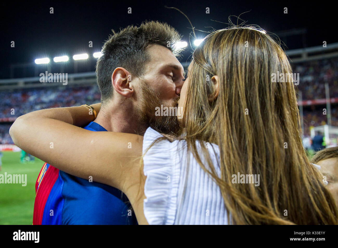 FC Barcelona's Leo Messi. The Argentine player is a soccer star in Spain  and the world. Considered the best of all time, along with Pele and  Maradona Stock Photo - Alamy