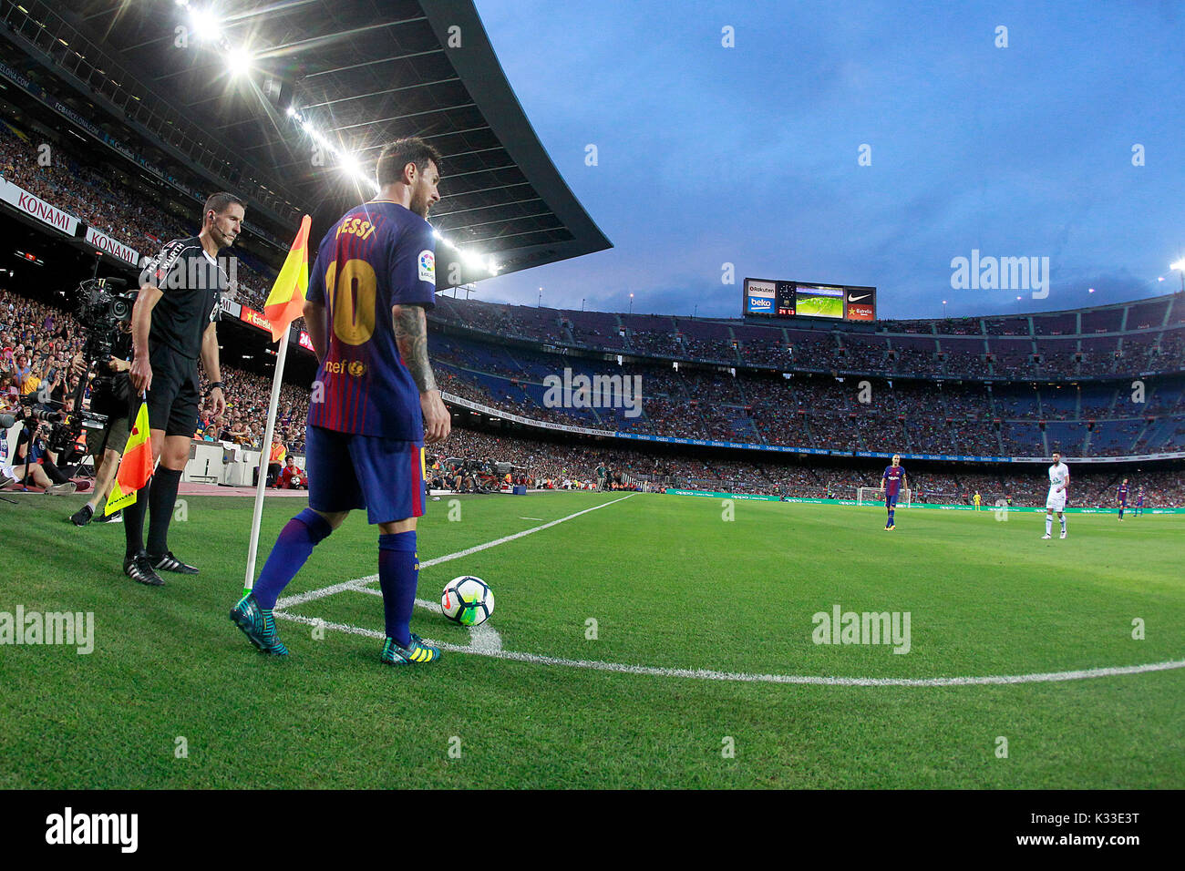 FC Barcelona's Leo Messi. The Argentine player is a soccer star in Spain  and the world. Considered the best of all time, along with Pele and  Maradona Stock Photo - Alamy