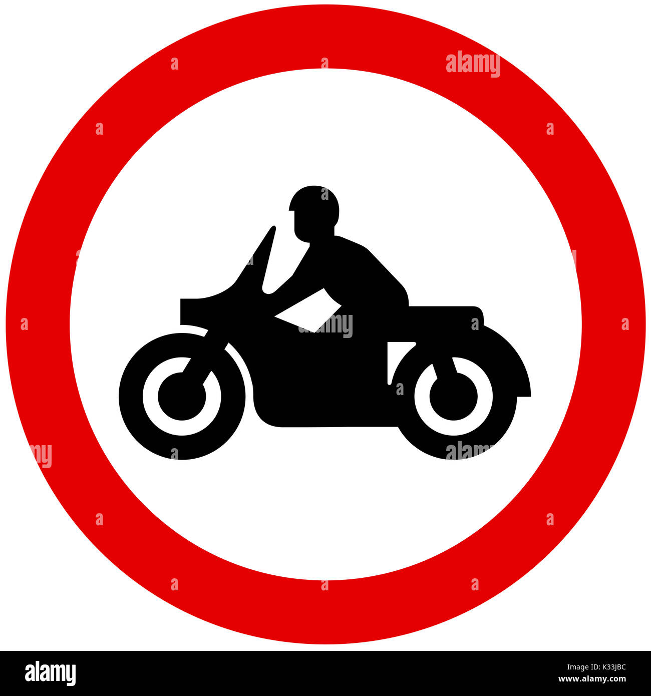 No Motorcycles Sign High Resolution Stock Photography and Images Alamy