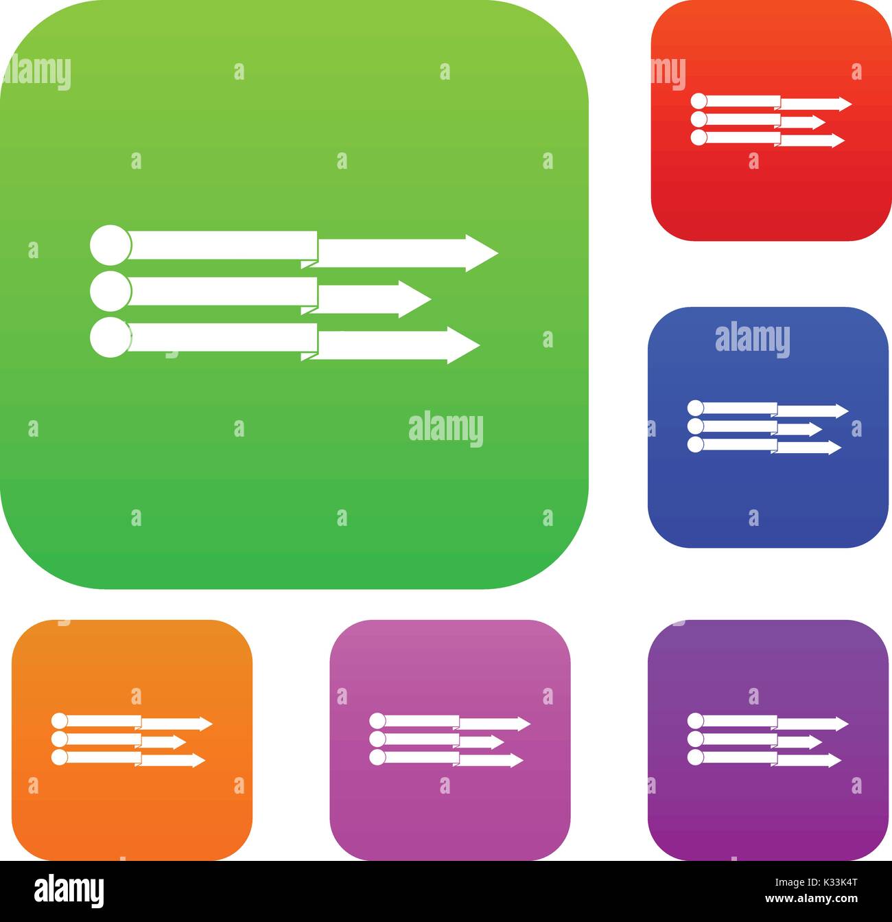 Infographic arrows set collection Stock Vector Image & Art - Alamy