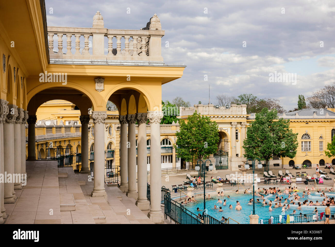 Széchenyi Thermal Baths, Budapest, Hungary Stock Photo Alamy