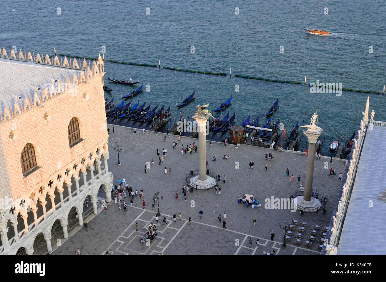 St Mark's Square and Doge's Palace, Venice, Italy Stock Photo