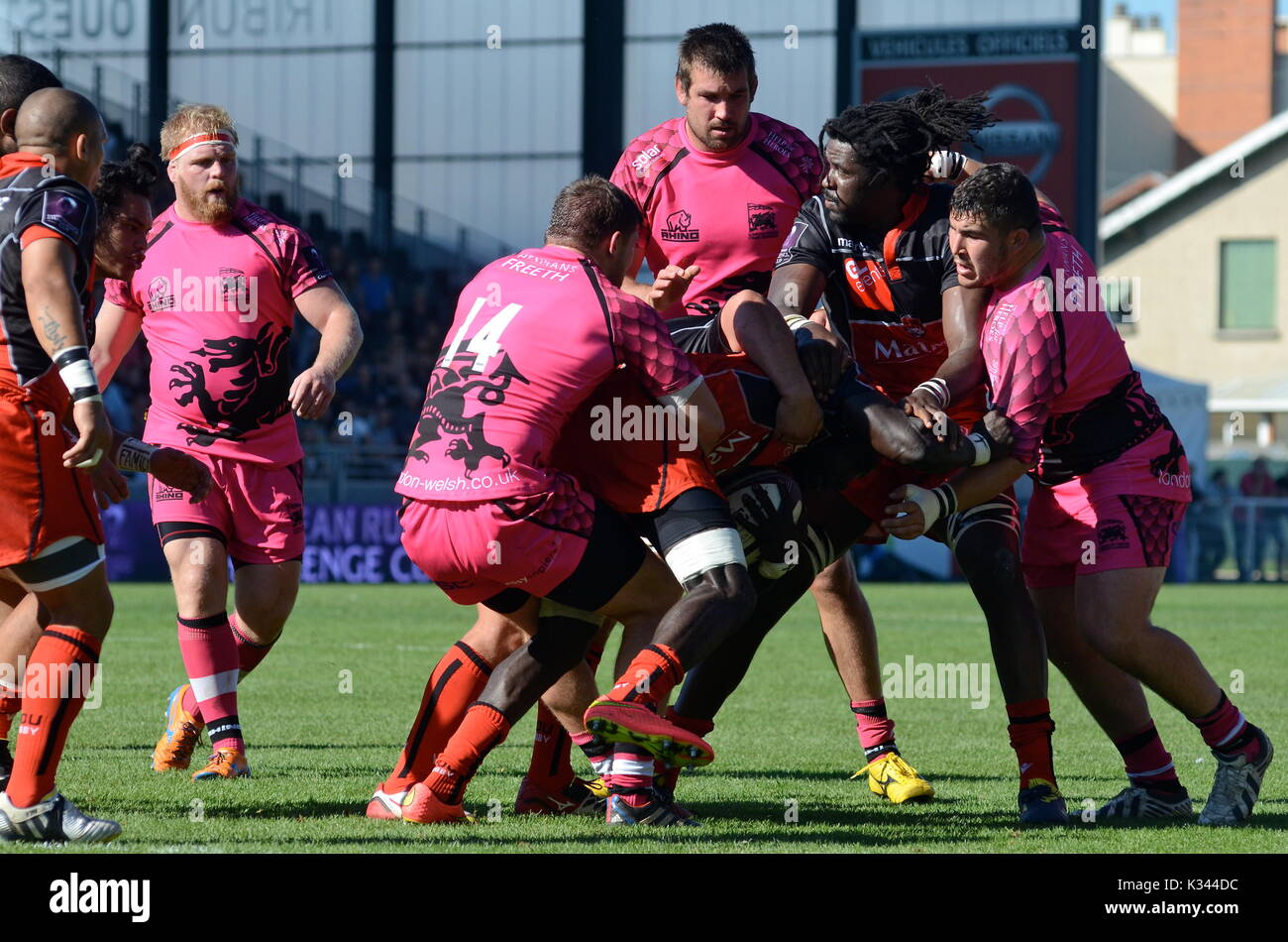 Lyon Rugby Ground Lyon rugby stadium france hi-res stock photography and images - Alamy