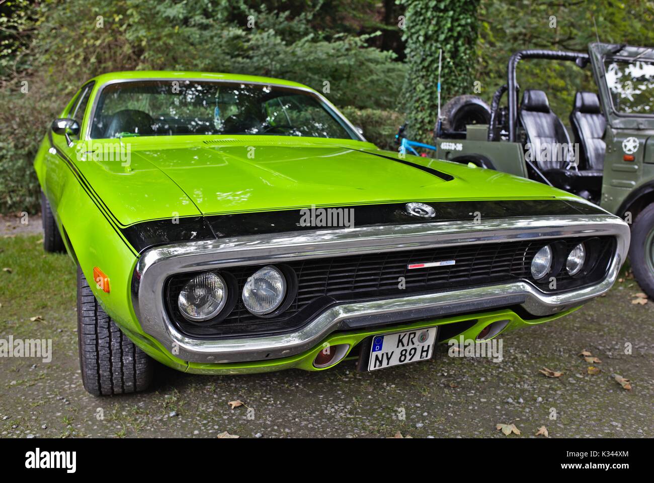 Plymouth GTX, Small vintage car show, Germany Stock Photo