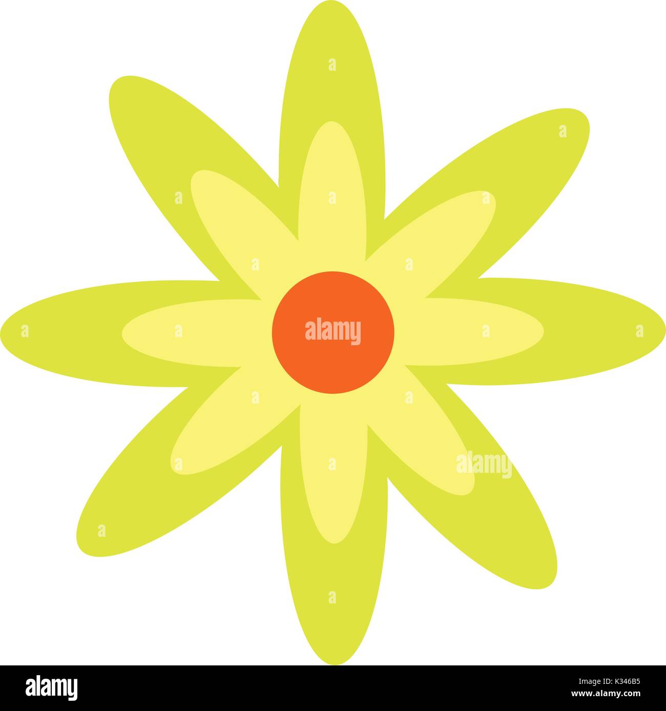 cute flower isolated icon Stock Vector Image & Art - Alamy