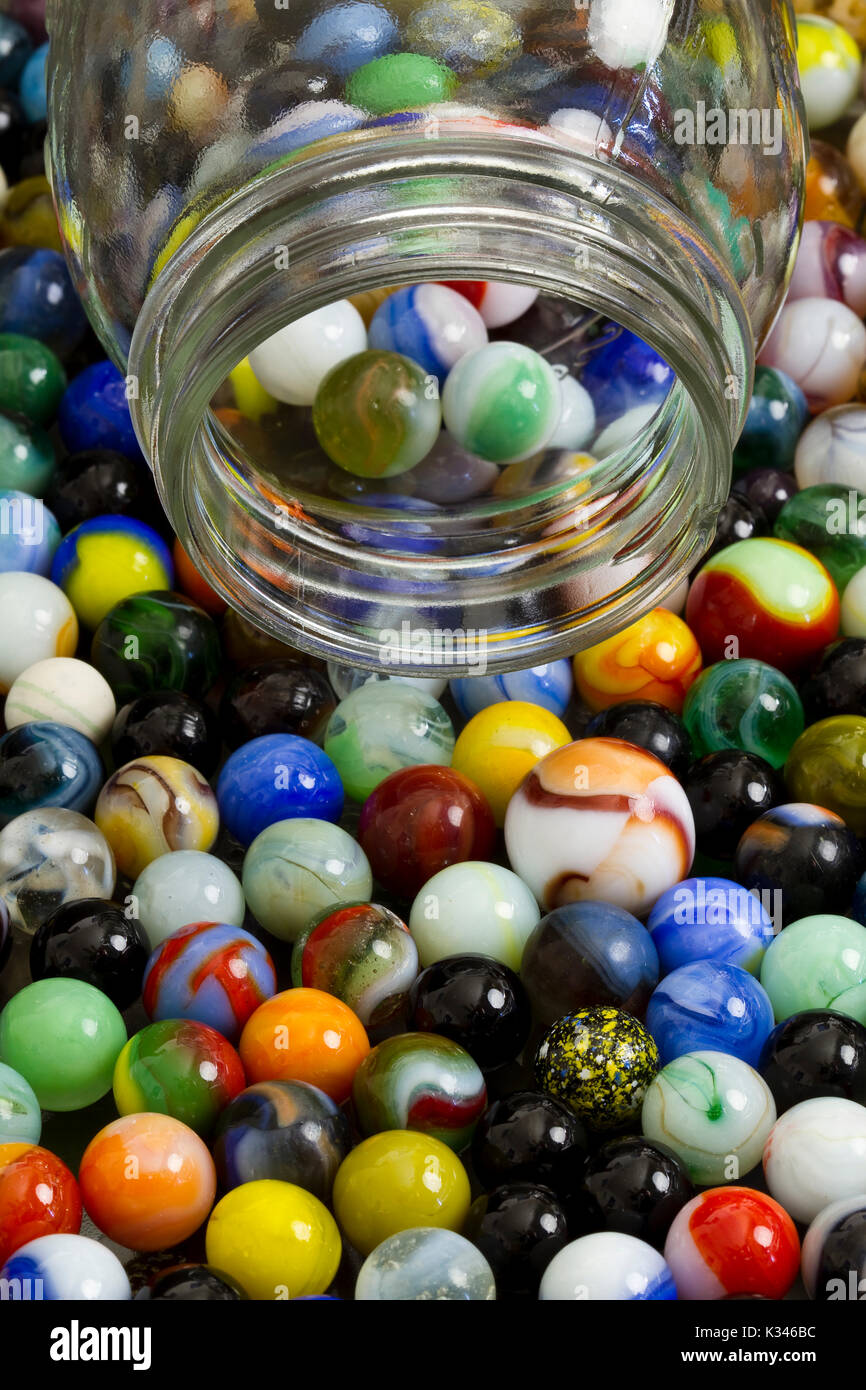 Jar of marbles hires stock photography and images Alamy