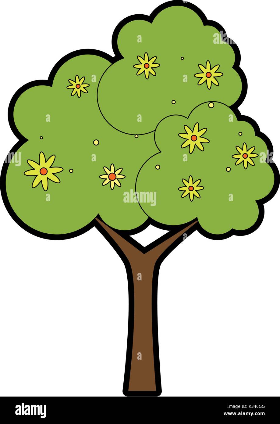 tree plant isolated icon Stock Vector Image & Art - Alamy