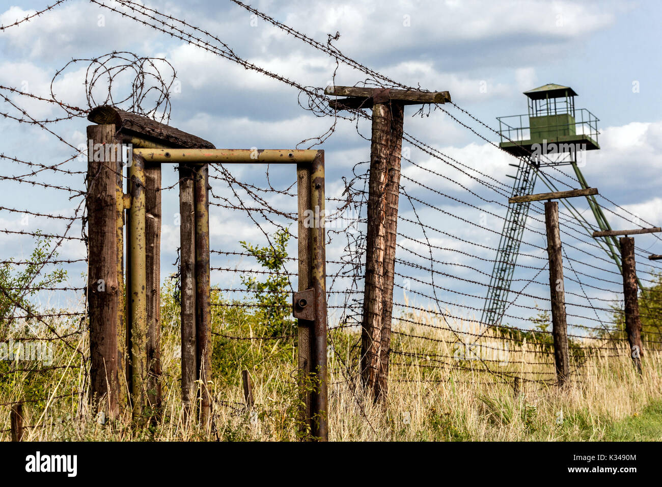 Czechoslovakia communism, Former Iron Curtain, Remains Cold War Stock