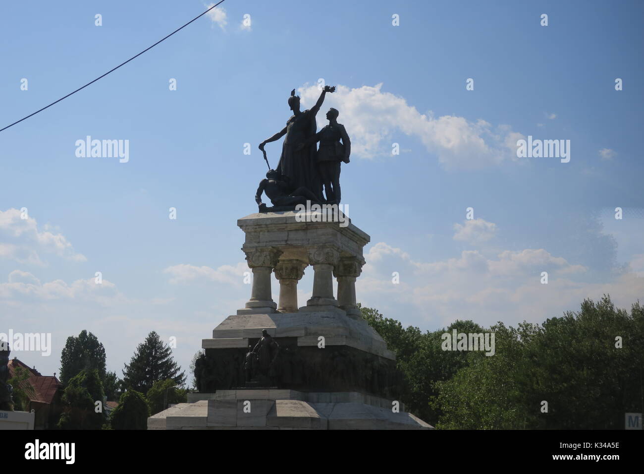 Statue in Bucharest, Romania Stock Photo Alamy