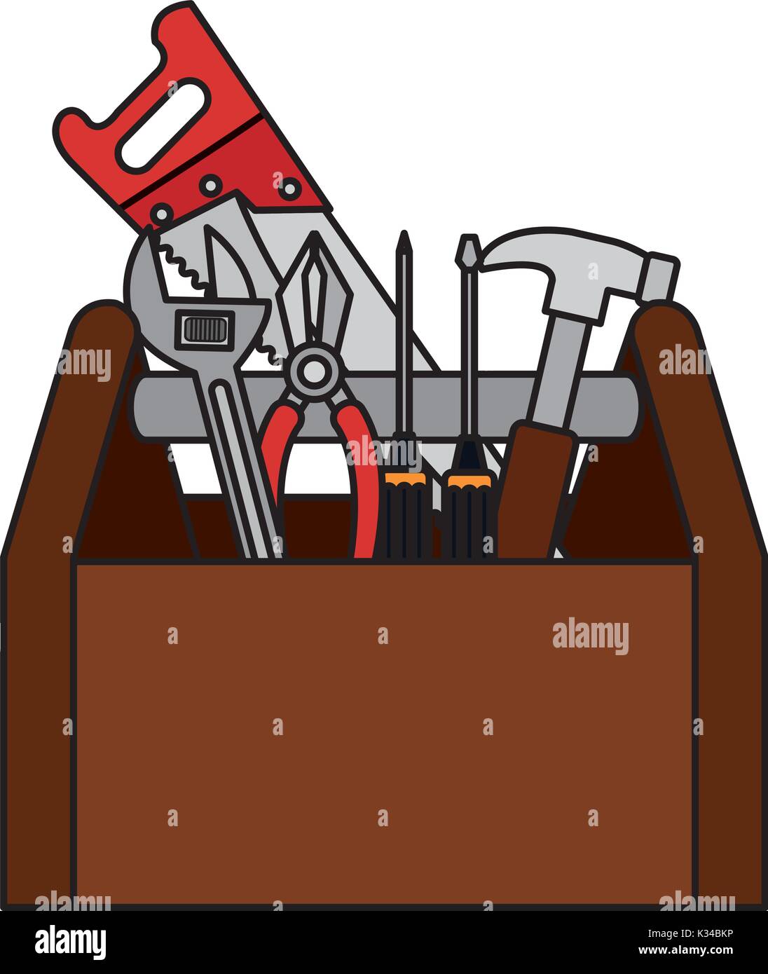 toolbox construction isolated icon vector illustration design Stock ...