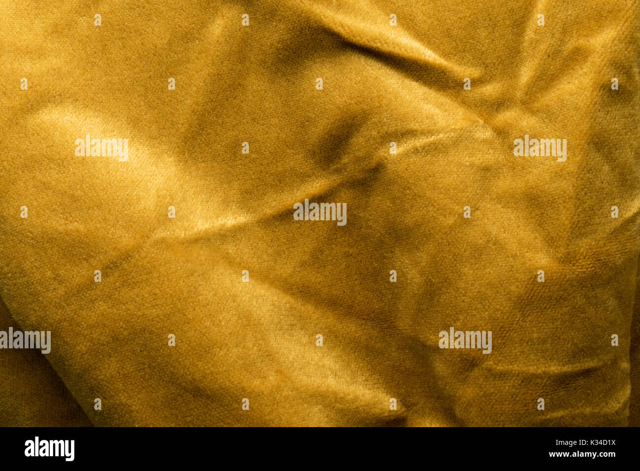 Expensive golden angora goat velour fabric mixed with silk fibers