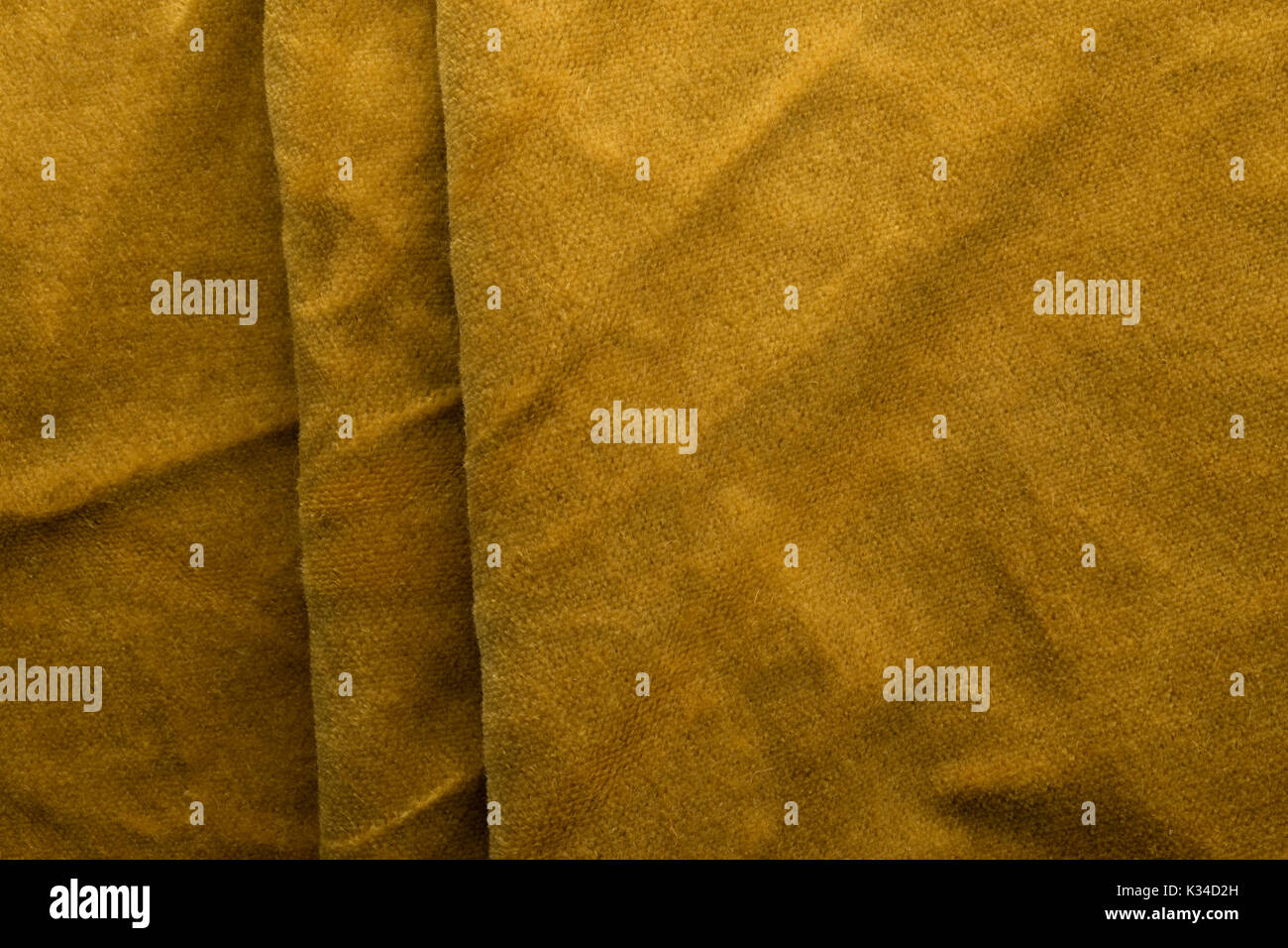 Expensive golden angora goat velour fabric mixed with silk fibers