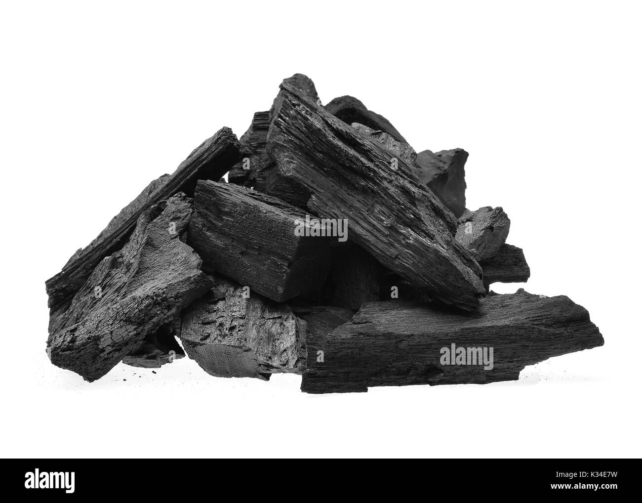 Natural black charcoal background Black and White Stock Photos & Images ...