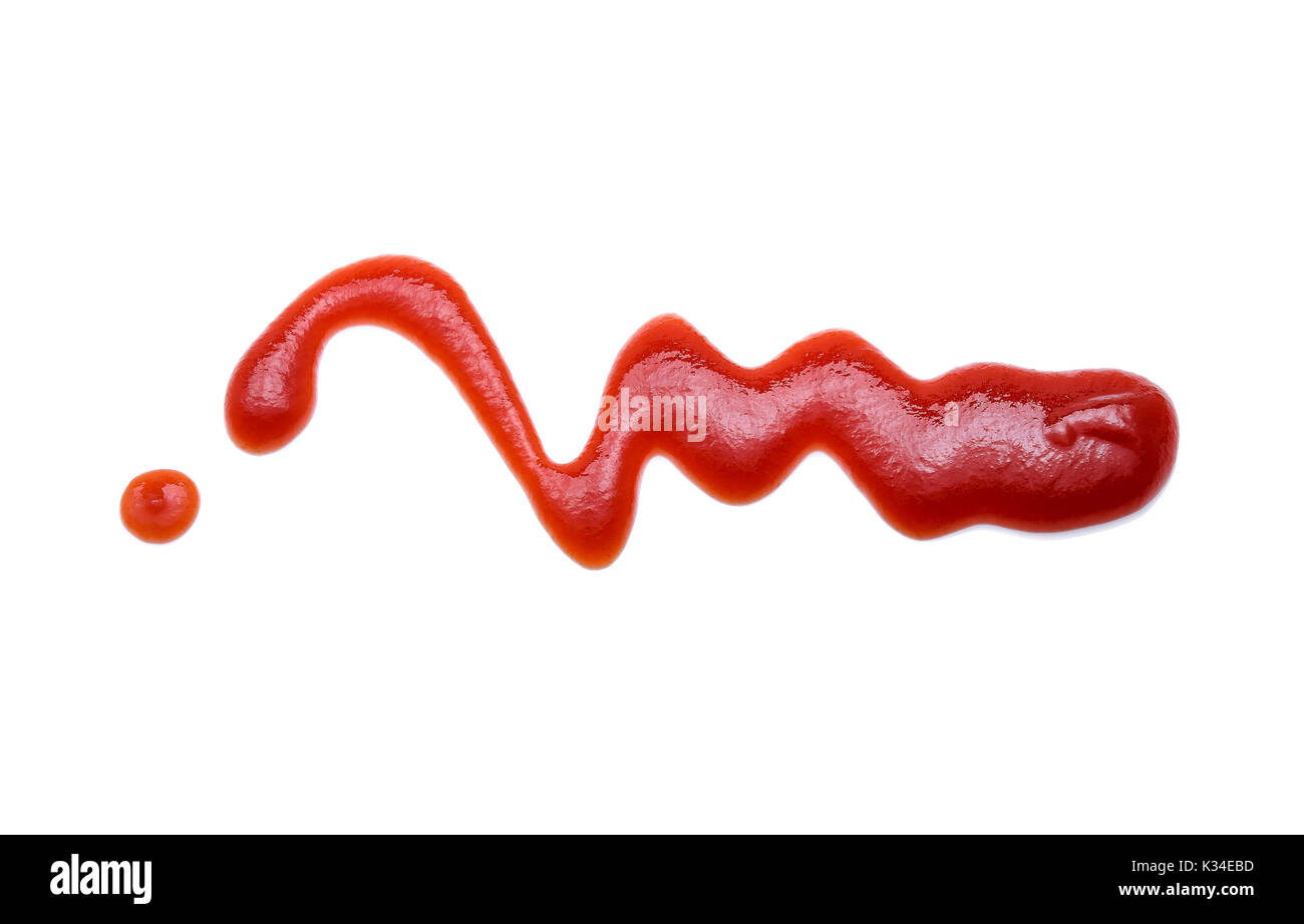 tomato sauce on white background Stock Photo Alamy