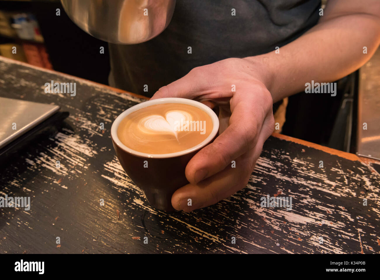Coffee shop interior barista hires stock photography and images Alamy