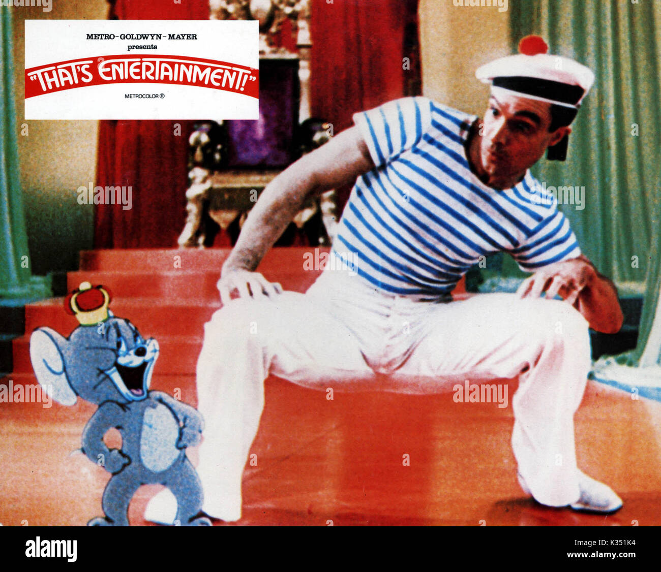 ANCHORS AWEIGH JERRY THE MOUSE, GENE KELLY     Date: 1945 Stock Photo