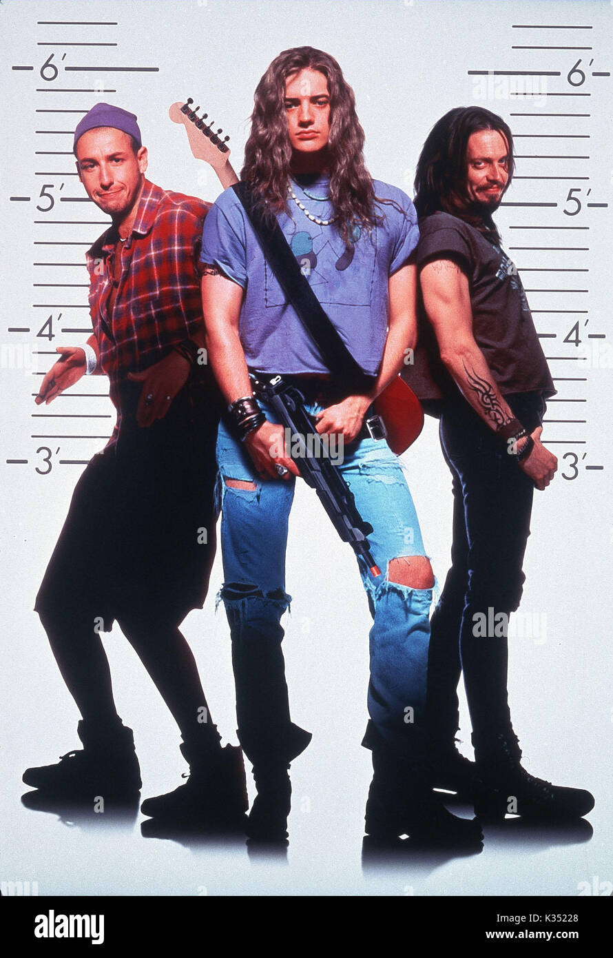 AIRHEADS ADAM SANDLER, BRENDAN FRASER, STEVE BUSCEMI Date: 1994 Stock Photo  - Alamy, image size:890x1390