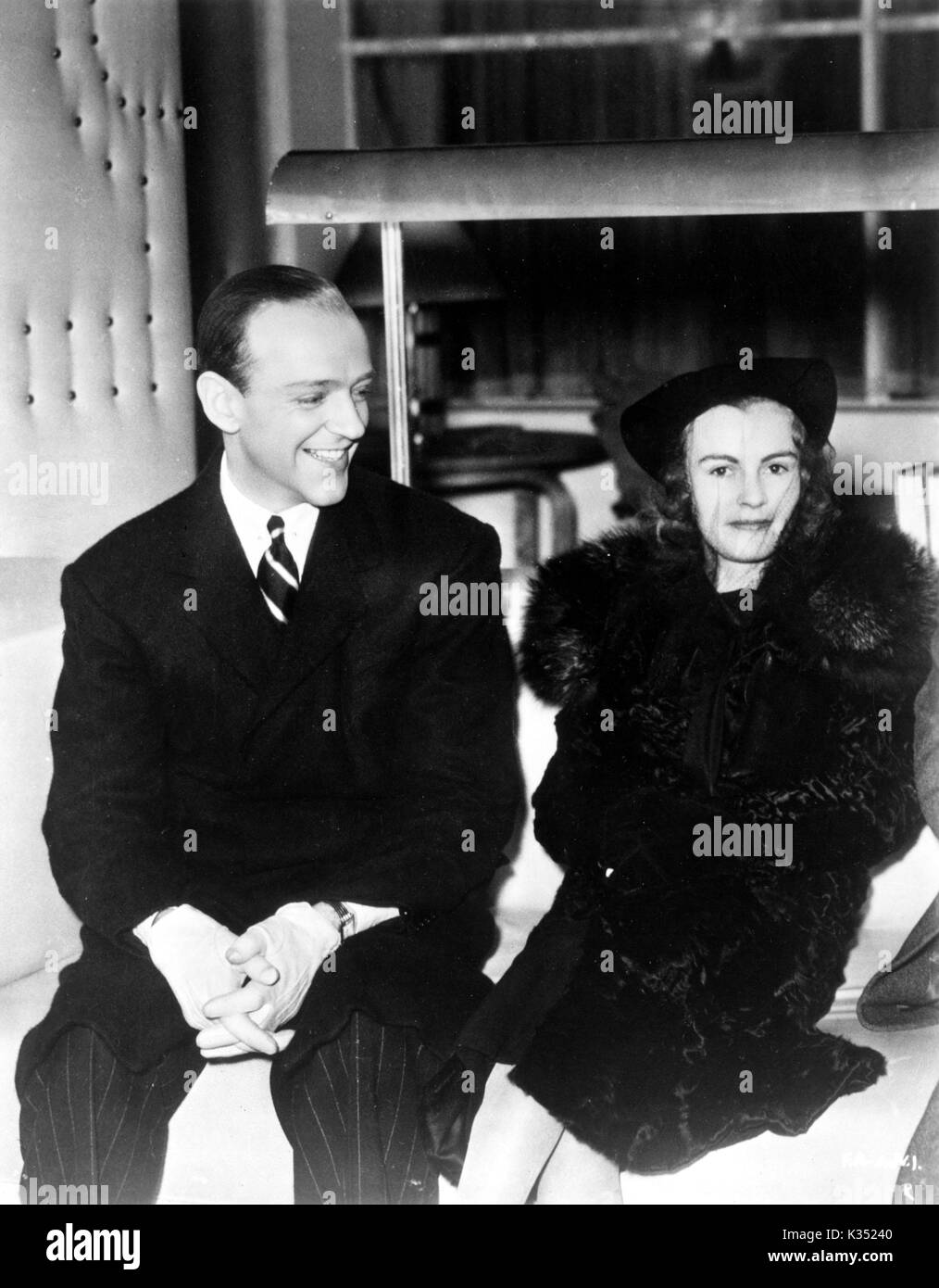FRED ASTAIRE with his wife PHYLLIS LIVINGSTON POTTER Stock Photo ...
