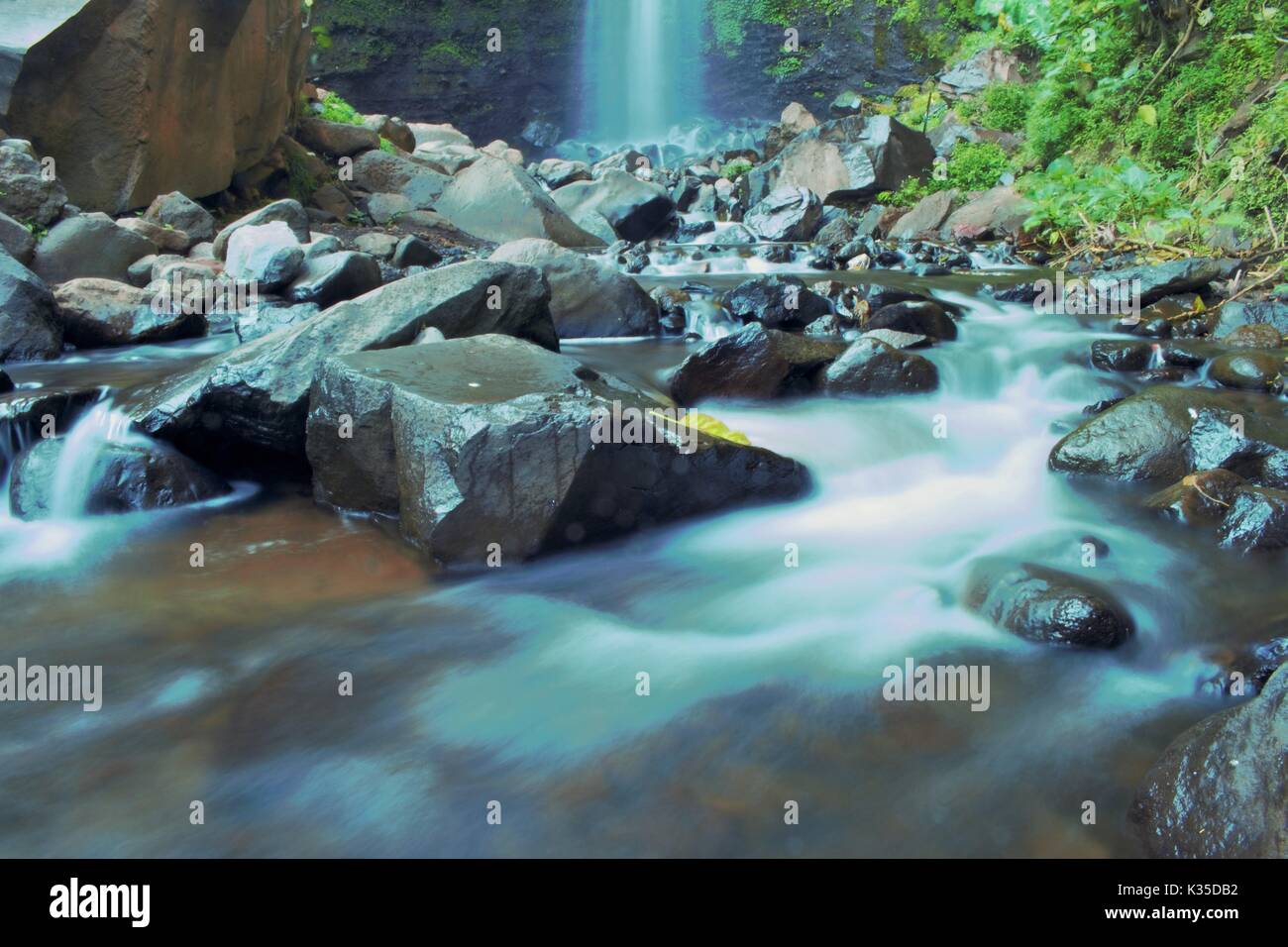 Water wall of Coban Rondo, In Malang Indonesia Stock Photo - Alamy