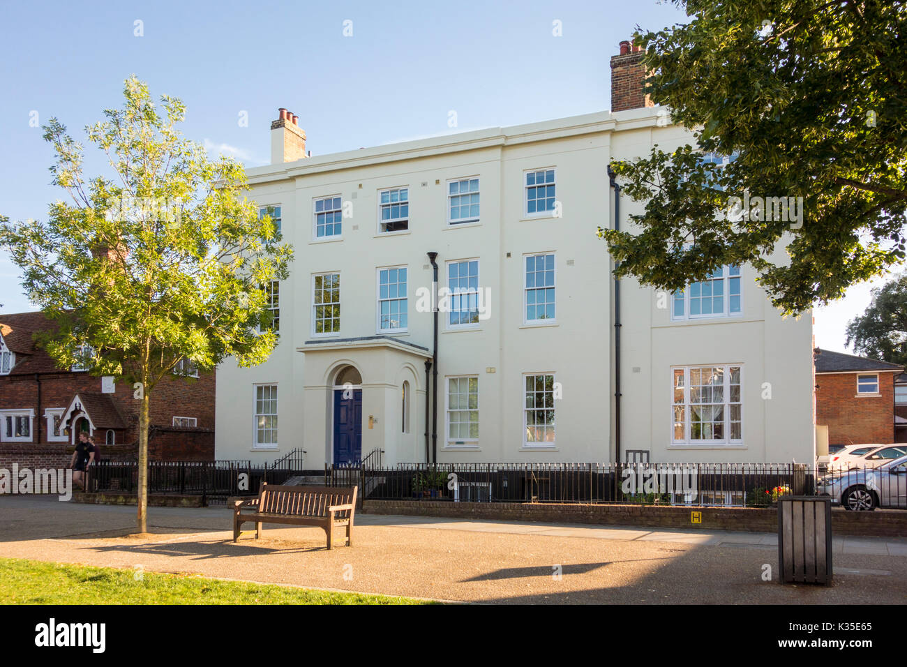 Large town house on the High Street in the historic market