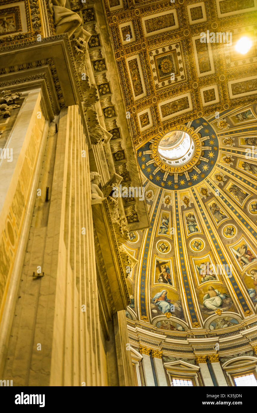 dome of st. peter´s basilica Stock Photo