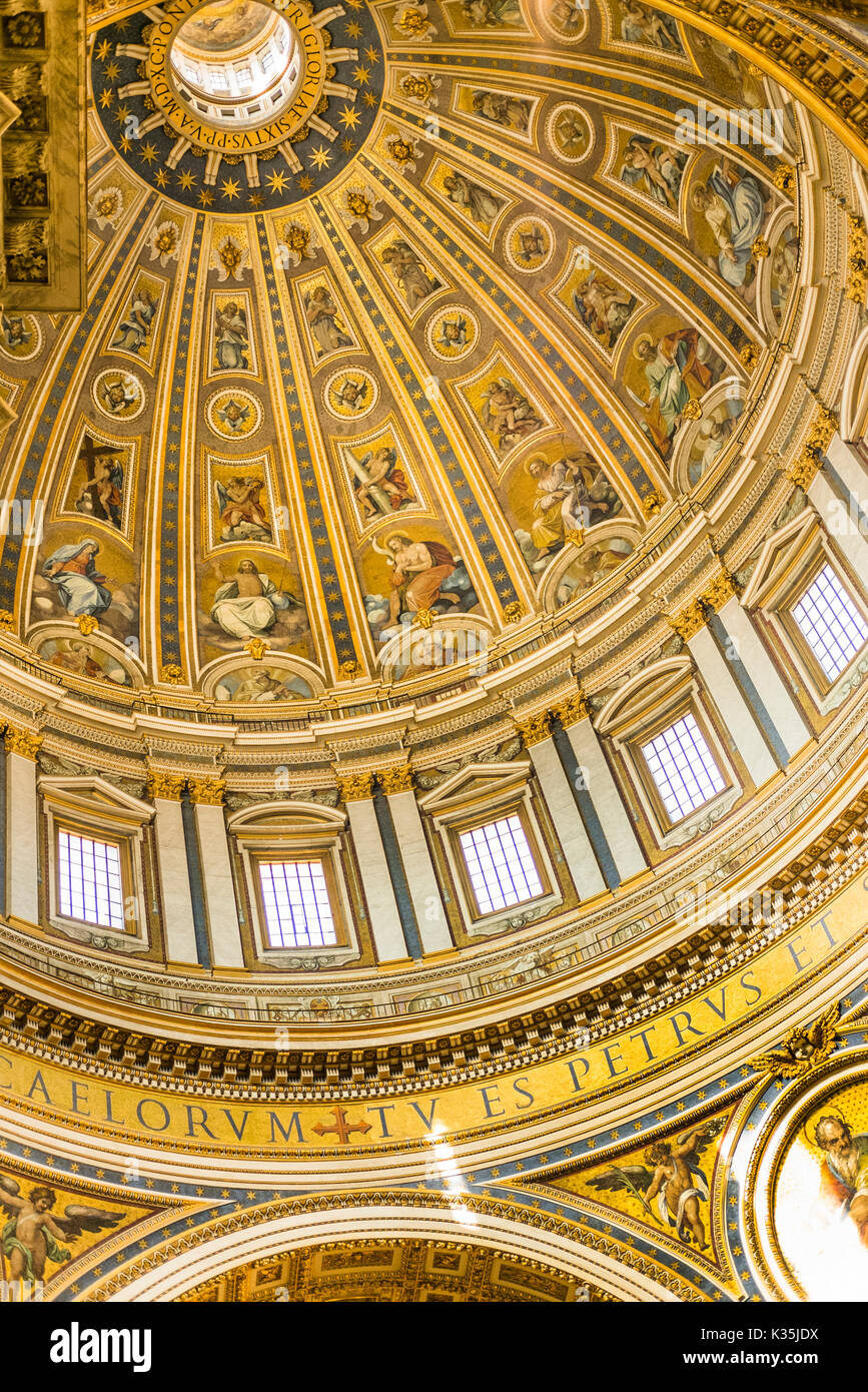 dome of st. peter´s basilica Stock Photo