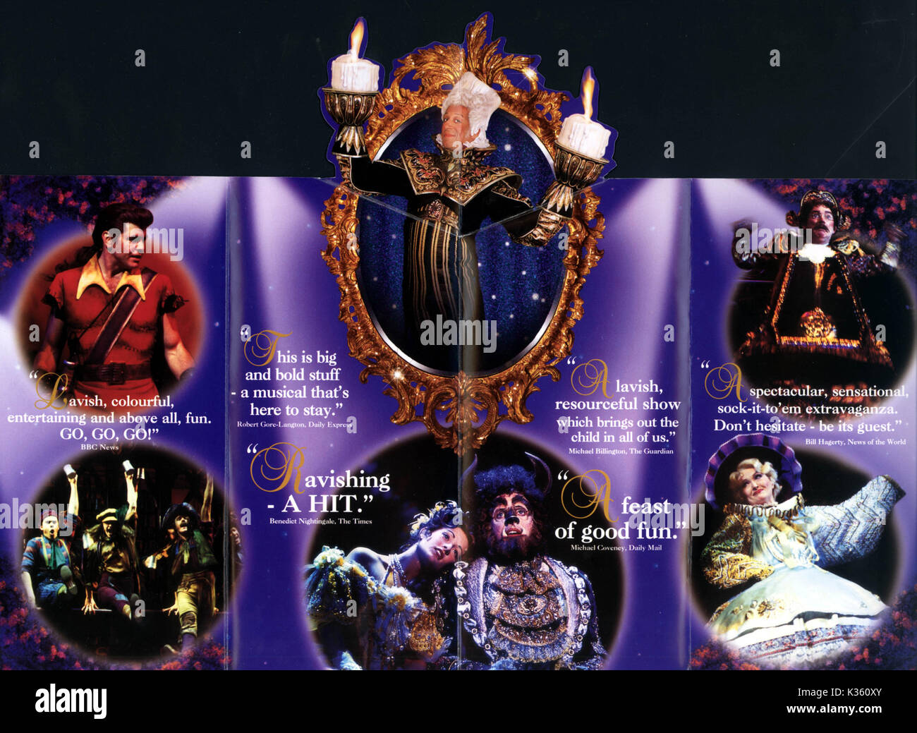 BEAUTY AND THE BEAST Disney Musical Stock Photo