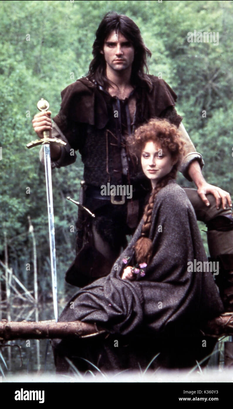 ROBIN OF SHERWOOD  MICHAEL PRAED, JUDI TROTT Stock Photo