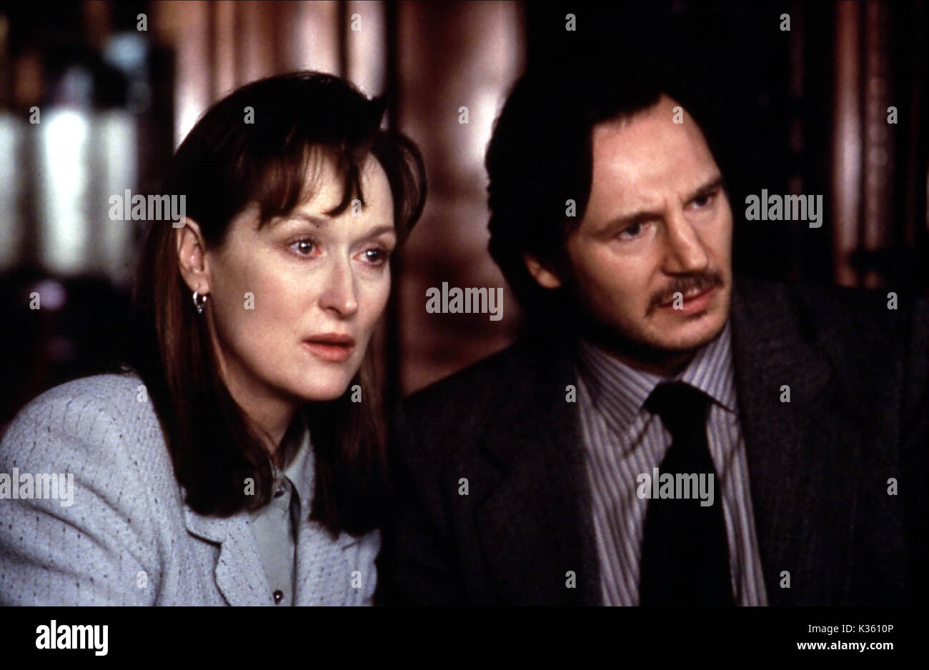 Before And After Meryl Streep Liam Neeson Date 1996 Stock Photo Alamy